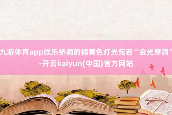 九游体育app娱乐桥洞的橘黄色灯光宛若“金光穿洞”-开云kaiyun(中国)官方网站