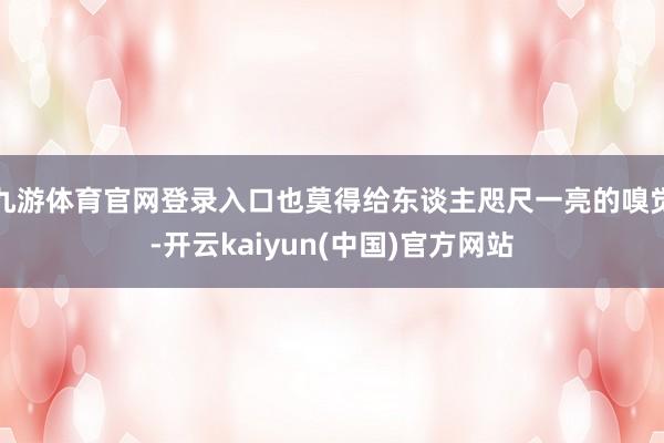 九游体育官网登录入口也莫得给东谈主咫尺一亮的嗅觉-开云kaiyun(中国)官方网站